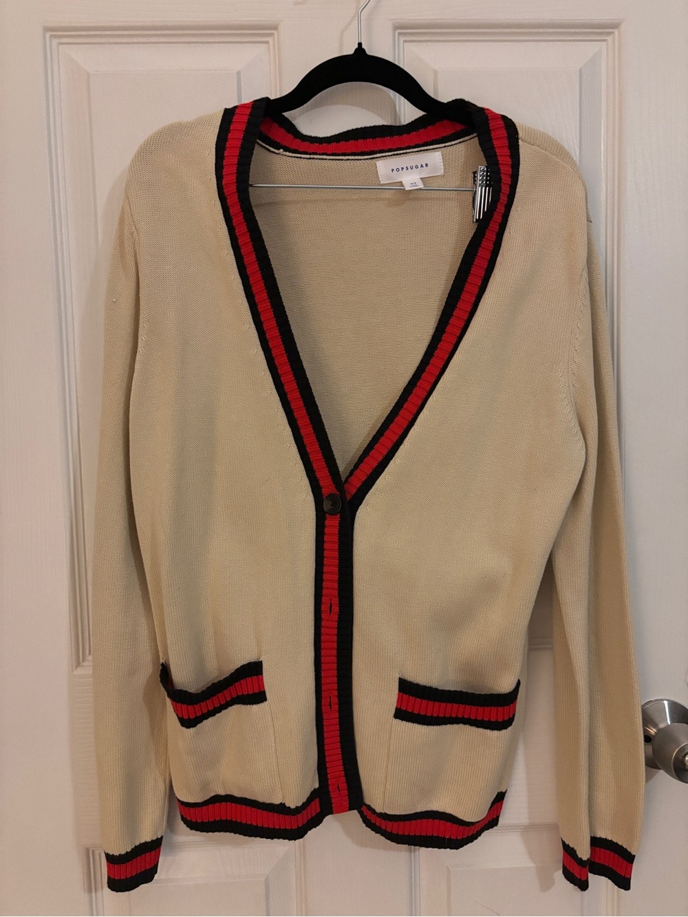 Popsugar Oversized Preppy Cardigan